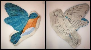 Figure 07 Front and back of unit applique piece